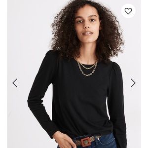 Madewell puff sleeve top. New with tags